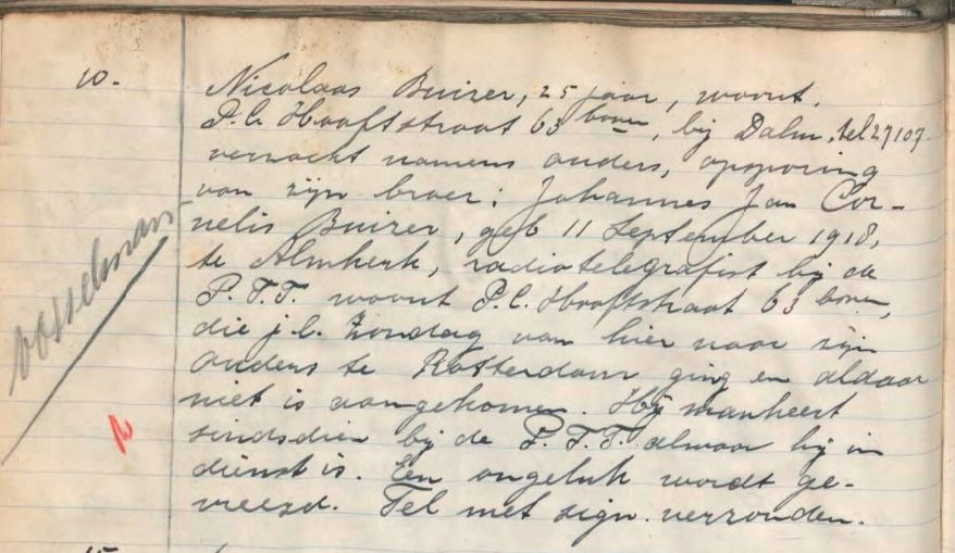 Politierapport Buizer